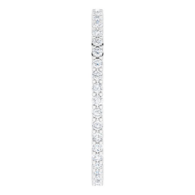 3/8 CTW Lab-Grown Diamond Eternity Band, Shared-Prong