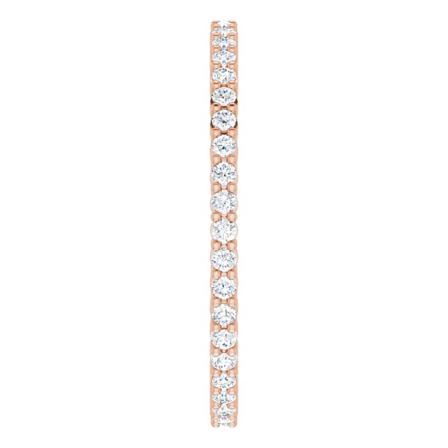 3/8 CTW Lab-Grown Diamond Eternity Band, Shared-Prong