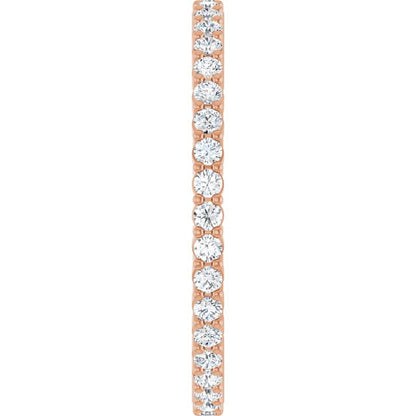 5/8 CTW Lab-Grown Diamond Eternity Band