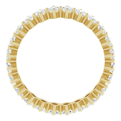 3 1/8 CTW Natural Diamond Eternity Band, 5.54 mm