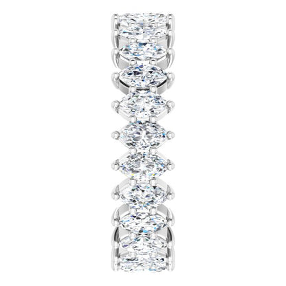 3 1/4 CTW Natural Diamond Eternity Band, 5.5 mm