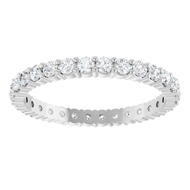 3/4 CTW Natural Diamond Eternity Band, 2.16 mm
