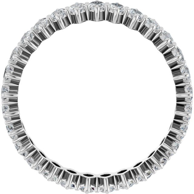 2 CTW Lab-Grown Diamond Eternity Band, 4.83 mm