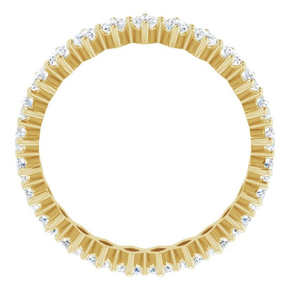 3 1/4 CTW Natural Diamond Eternity Band, 5.5 mm