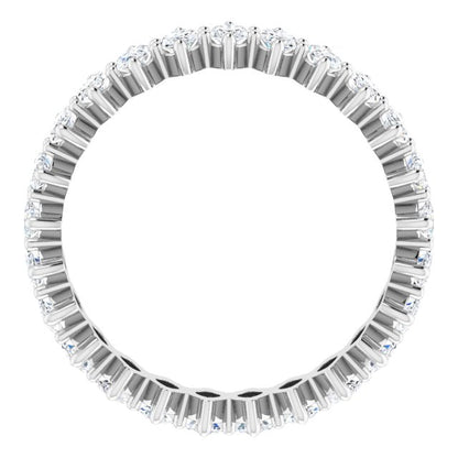 3 1/4 CTW Natural Diamond Eternity Band, 5.5 mm