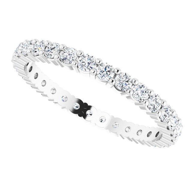 9/10 CTW Lab-Grown Diamond Eternity Band, 2.2 mm