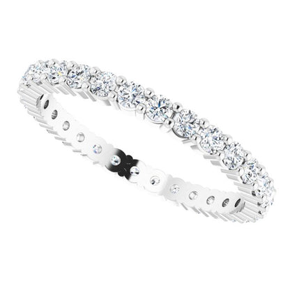 9/10 CTW Lab-Grown Diamond Eternity Band, 2.2 mm