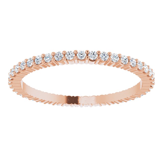 3/8 CTW Lab-Grown Diamond Eternity Band, Shared-Prong
