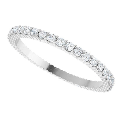 5/8 CTW Lab-Grown Diamond Eternity Band