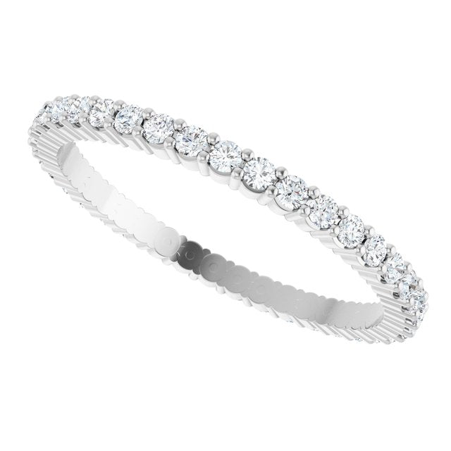 5/8 CTW Lab-Grown Diamond Eternity Band, 1.7 mm