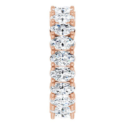 5 1/4 CTW Natural Diamond Eternity Band, 5.19 mm