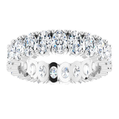 5 1/4 CTW Natural Diamond Eternity Band, 5.19 mm