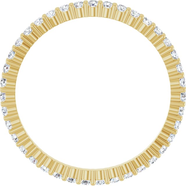 5/8 CTW Lab-Grown Diamond Eternity Band