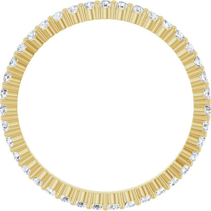 5/8 CTW Lab-Grown Diamond Eternity Band