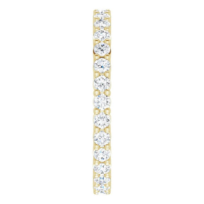 9/10 CTW Lab-Grown Diamond Eternity Band, 2.2 mm