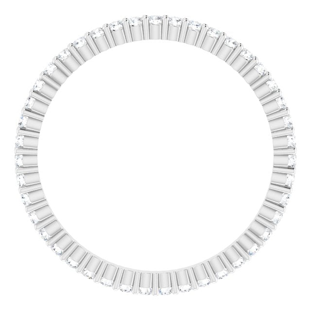 3/8 CTW Lab-Grown Diamond Eternity Band, Shared-Prong