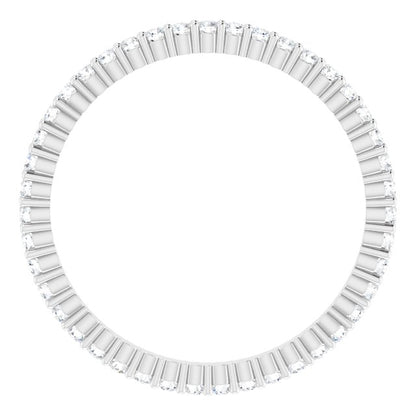 3/8 CTW Lab-Grown Diamond Eternity Band, Shared-Prong