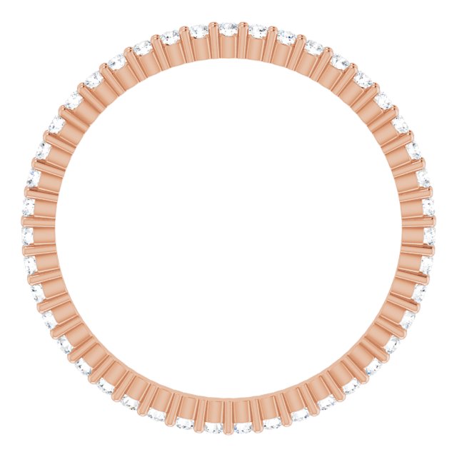3/8 CTW Lab-Grown Diamond Eternity Band, Shared-Prong