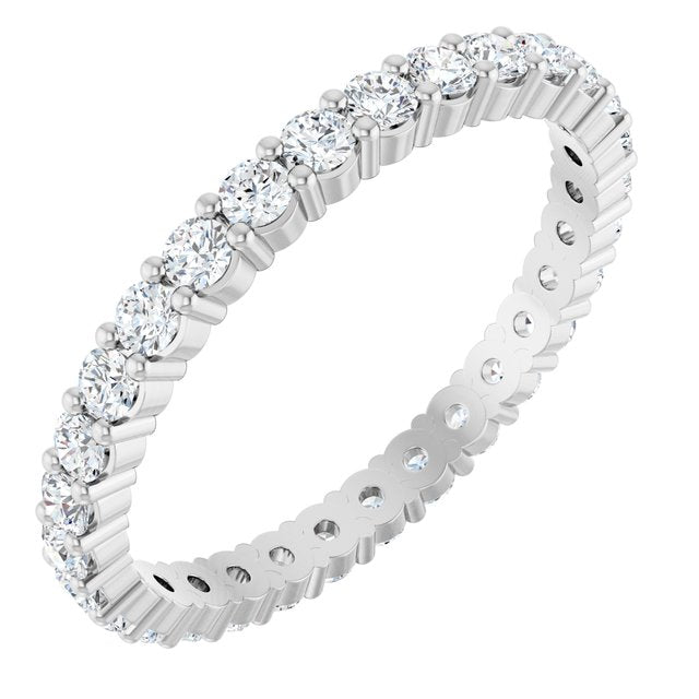 3/4 CTW Natural Diamond Eternity Band, 2.16 mm
