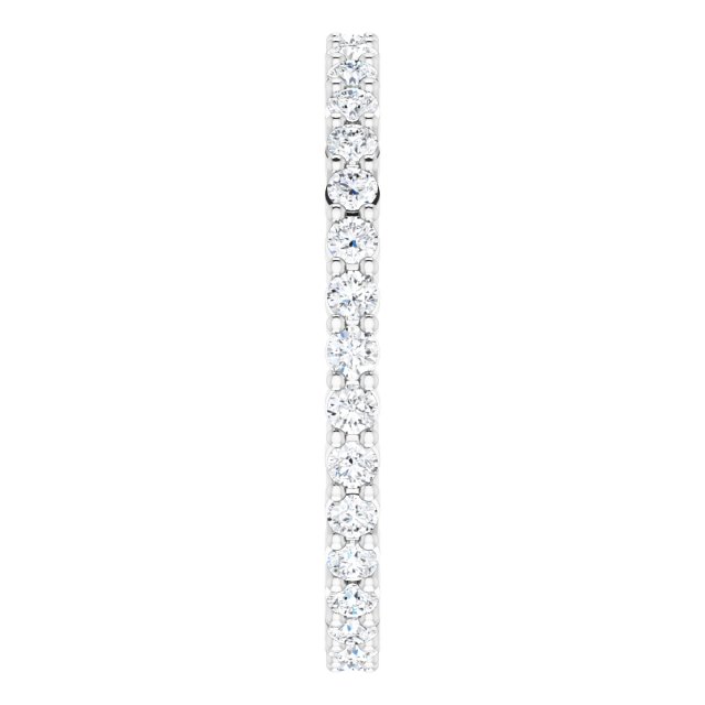 7/8 CTW Lab-Grown Diamond Eternity Band, 2.2 mm, Shared-Prong