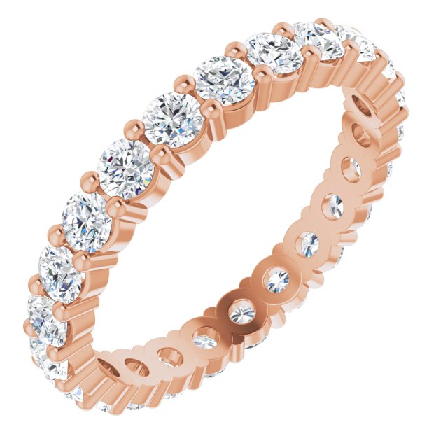 1 5/8 CTW Natural Diamond Eternity Band, 3.19 mm