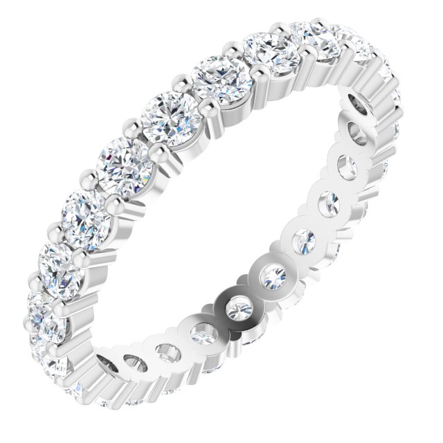 1 5/8 CTW Lab-Grown Diamond Eternity Band, 3.19 mm