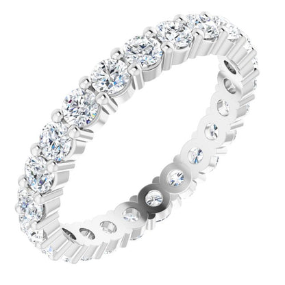 1 5/8 CTW Lab-Grown Diamond Eternity Band, 3.19 mm