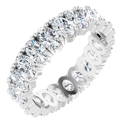5 1/4 CTW Natural Diamond Eternity Band, 5.19 mm