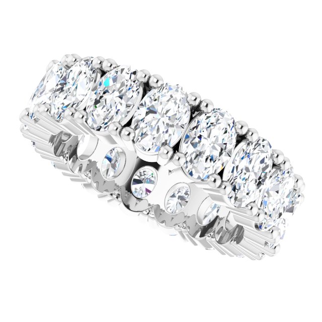 6 1/3 CTW Natural Diamond Eternity Band, 6.19 mm
