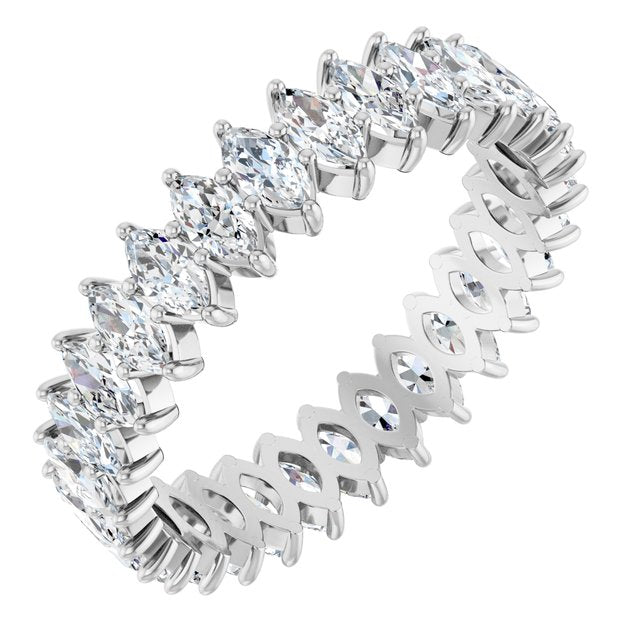 2 CTW Lab-Grown Diamond Eternity Band, 4.83 mm