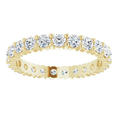1 5/8 CTW Natural Diamond Eternity Band, 3.19 mm
