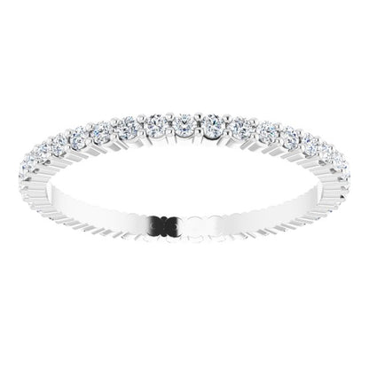 1/2 CTW Lab-Grown Diamond Eternity Band, 1.7 mm