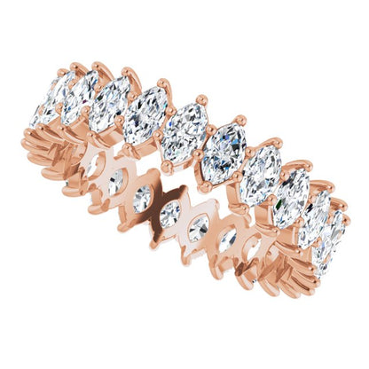 3 1/4 CTW Natural Diamond Eternity Band, 5.5 mm