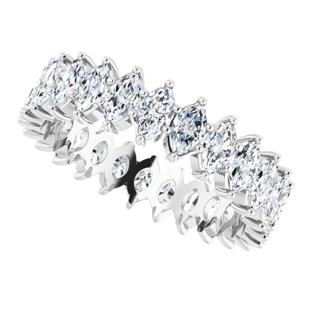 3 1/4 CTW Natural Diamond Eternity Band, 5.5 mm