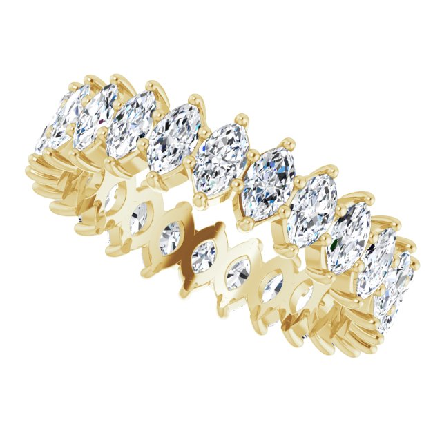 3 1/4 CTW Natural Diamond Eternity Band, 5.5 mm