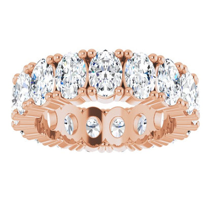 6 1/3 CTW Natural Diamond Eternity Band, 6.19 mm