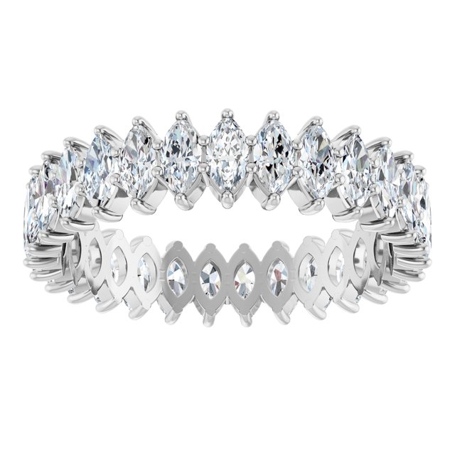2 CTW Natural Diamond Eternity Band, 4.83 mm