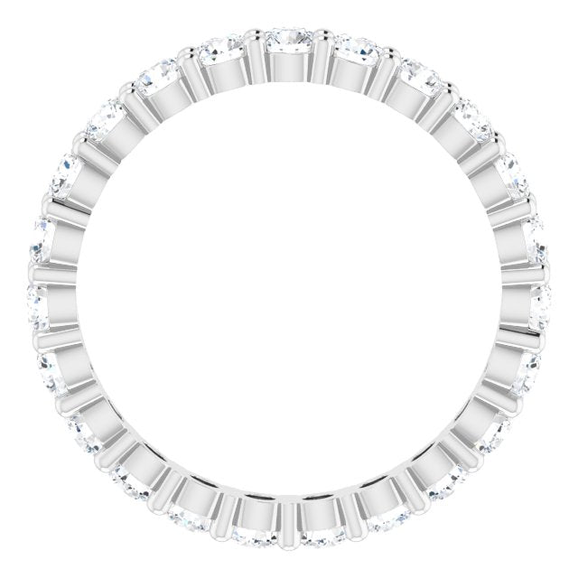 1 5/8 CTW Natural Diamond Eternity Band, 3.19 mm
