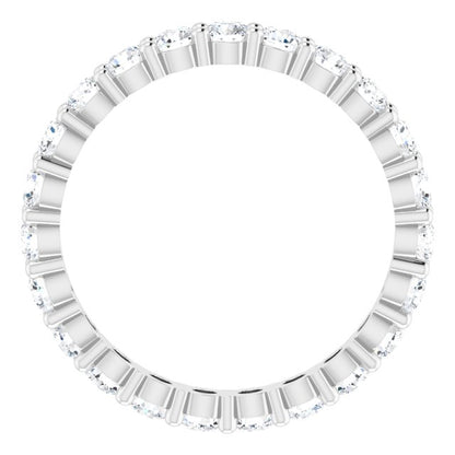 1 5/8 CTW Natural Diamond Eternity Band, 3.19 mm