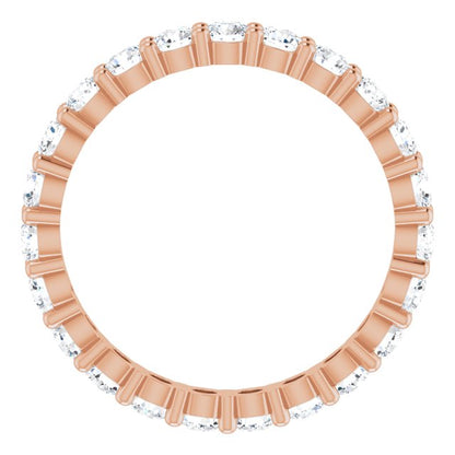 1 5/8 CTW Natural Diamond Eternity Band, 3.19 mm