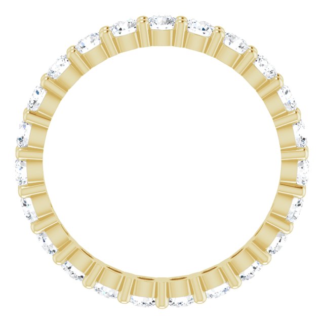 1 5/8 CTW Natural Diamond Eternity Band, 3.19 mm