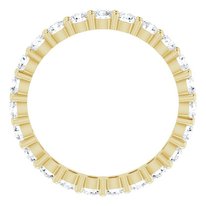 1 5/8 CTW Natural Diamond Eternity Band, 3.19 mm