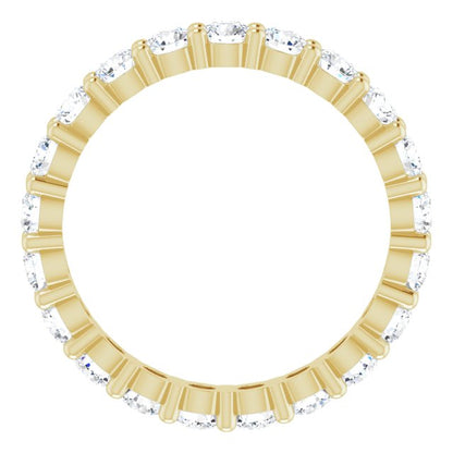 2 1/5 CTW Lab-Grown Diamond Eternity Band, 3.19 mm