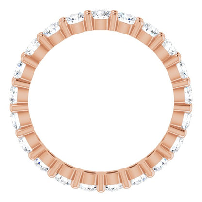 2 1/5 CTW Lab-Grown Diamond Eternity Band, 3.19 mm