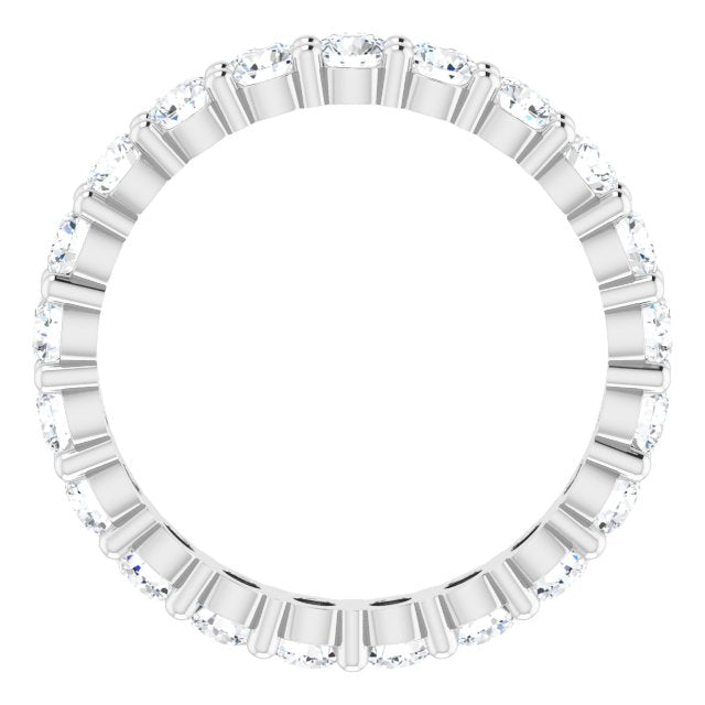 2 1/5 CTW Lab-Grown Diamond Eternity Band, 3.19 mm