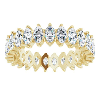 3 1/4 CTW Natural Diamond Eternity Band, 5.5 mm