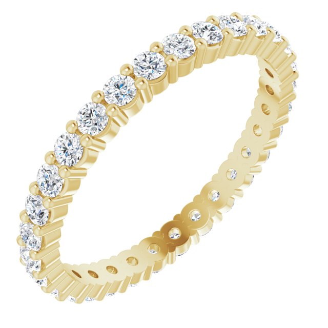 9/10 CTW Lab-Grown Diamond Eternity Band, 2.2 mm