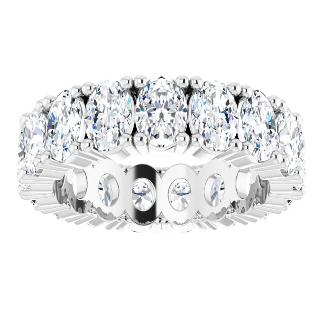 6 1/3 CTW Natural Diamond Eternity Band, 6.19 mm