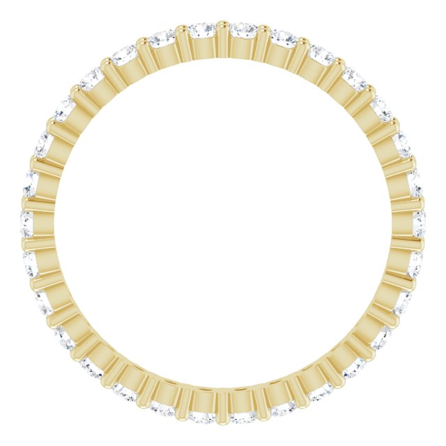 9/10 CTW Lab-Grown Diamond Eternity Band, 2.2 mm