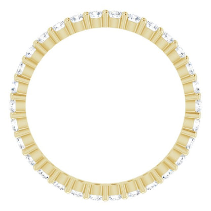 9/10 CTW Lab-Grown Diamond Eternity Band, 2.2 mm